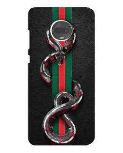 Чехол для Motorola MOTO G7 с картинкой «Gucci — змея на полосе» Чехол для Motorola MOTO G7 с картинкой «Gucci — змея на полосе»