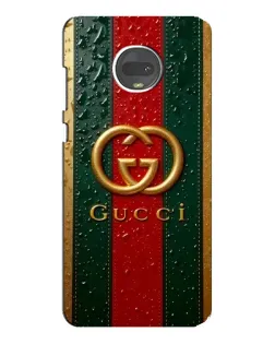 Чехол для Motorola MOTO G7 с картинкой «Gucci — фирменная полоса и золото» Чехол для Motorola MOTO G7 с картинкой «Gucci — фирменная полоса и золото»