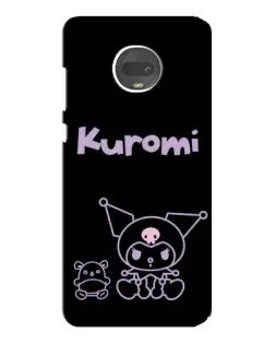 Чохол для Motorola MOTO G7 з картинкою «Kuromi — чорний мінімалізм» Чохол для Motorola MOTO G7 з картинкою «Kuromi — чорний мінімалізм»