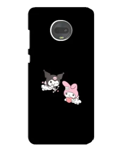 Чохол для Motorola MOTO G7 з картинкою «My Melody та Kuromi»