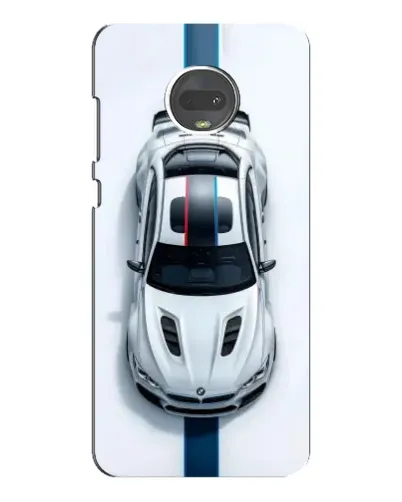 Чехол для Motorola MOTO G7 с картинкой «Вид сверху — BMW M»