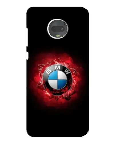 Чехол для Motorola MOTO G7 с картинкой «Логотип BMW — вспышка»