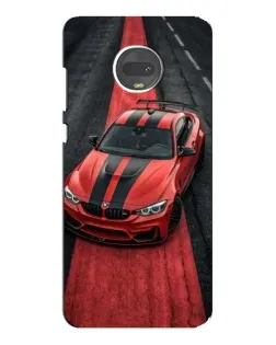 Чехол для Motorola MOTO G7 с картинкой «BMW на красной дорожке»