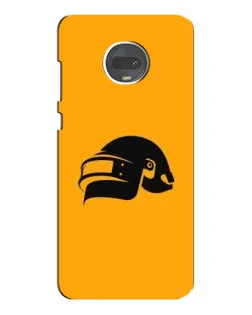 Чехол для Motorola MOTO G7 с картинкой «PUBG — золотой шлем»