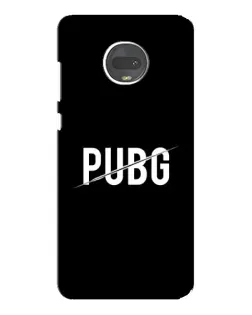 Чехол для Motorola MOTO G7 с картинкой «PUBG — белый логотип»