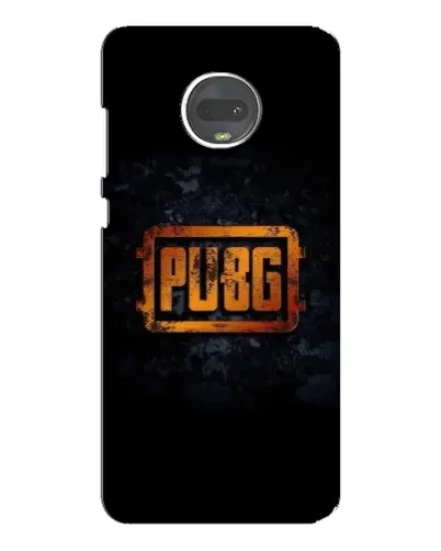 Чехол для Motorola MOTO G7 с картинкой «PUBG — золотой логотип»