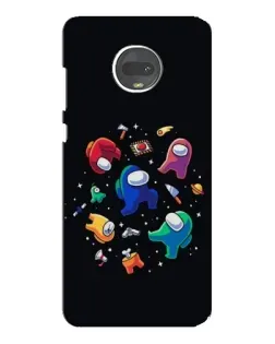 Чехол для Motorola MOTO G7 с картинкой «Among Us космос»