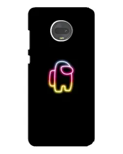 Чехол для Motorola MOTO G7 с картинкой «Among Us градиент»