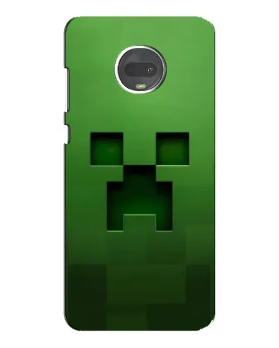 Чехол для Motorola MOTO G7 с картинкой «Крипер микро-дизайн»