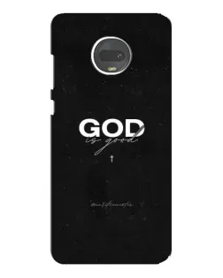 Чехол для Motorola MOTO G7 с картинкой «GOD — Бог над всем»