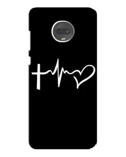 Чехол для Motorola MOTO G7 с картинкой «Пульс веры»
