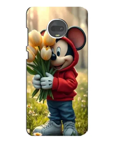 Чехол для Motorola MOTO G7 с картинкой «Микки с тюльпанами» Чехол для Motorola MOTO G7 с картинкой «Микки с тюльпанами»