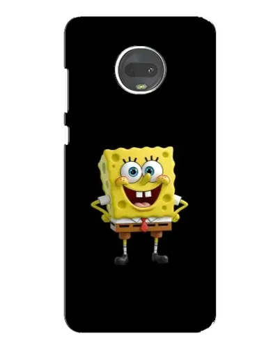Чехол для Motorola MOTO G7 с картинкой «Классический Губка Боб»