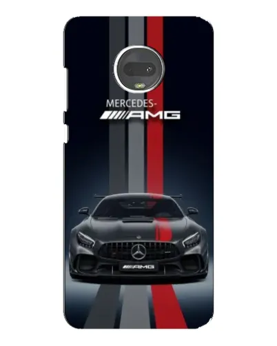 Чехол для Motorola MOTO G7 с картинкой «Mercedes — белый карбон»