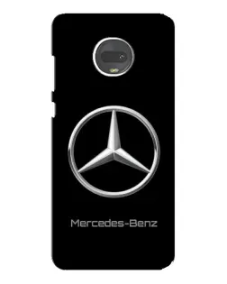 Чехол для Motorola MOTO G7 с картинкой «Mercedes Silver Logo»