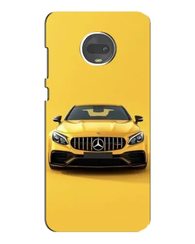 Чехол для Motorola MOTO G7 с картинкой «Желтый Mercedes GT»