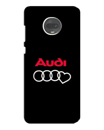 Чехол для Motorola MOTO G7 с картинкой «Логотип Audi Heart»