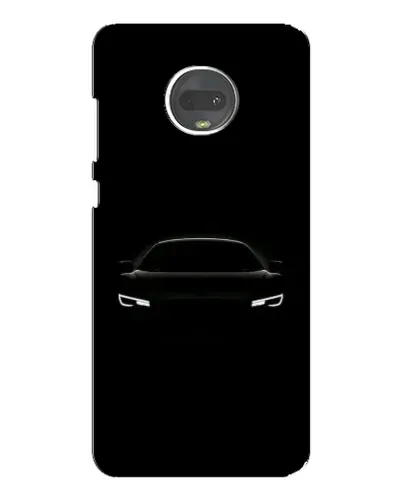 Чехол для Motorola MOTO G7 с картинкой «Взгляд Audi в темноте»