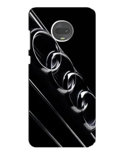 Чехол для Motorola MOTO G7 с картинкой «Audi — абстрактные кольца»