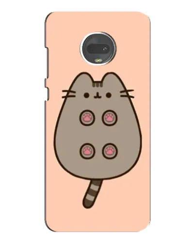 Чехол для Motorola MOTO G7 с картинкой «Пушин пузиком кверху»