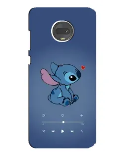 Чехол для Motorola MOTO G7 с картинкой «Музыкальный Stitch»