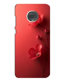 Чехол для Motorola MOTO G7 с картинкой «Маковые соцветия»