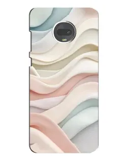 Чехол для Motorola MOTO G7 с картинкой «Пастельные нежные волны»