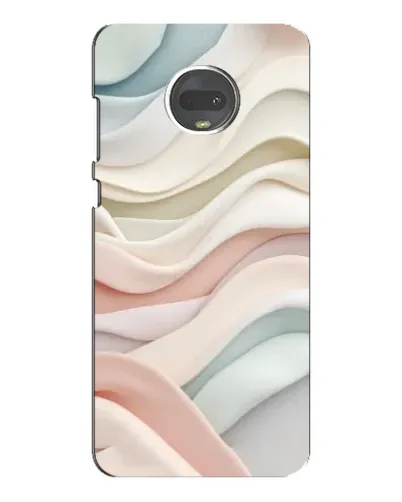 Чехол для Motorola MOTO G7 с картинкой «Пастельные нежные волны»