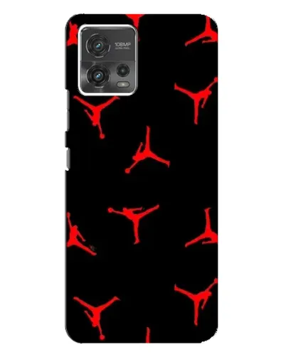 Чехол для Motorola MOTO G72 с картинкой «Jordan Red Pattern» Чехол для Motorola MOTO G72 с картинкой «Jordan Red Pattern»
