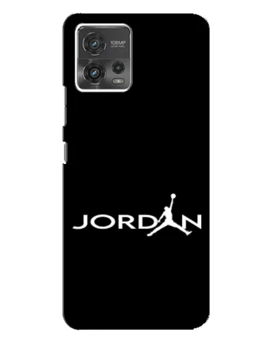 Чехол для Motorola MOTO G72 с картинкой «Jordan White Logo» Чехол для Motorola MOTO G72 с картинкой «Jordan White Logo»