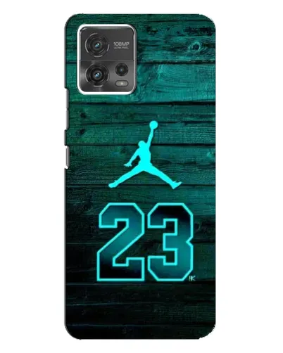 Чехол для Motorola MOTO G72 с картинкой «Jordan Cyan 23» Чехол для Motorola MOTO G72 с картинкой «Jordan Cyan 23»