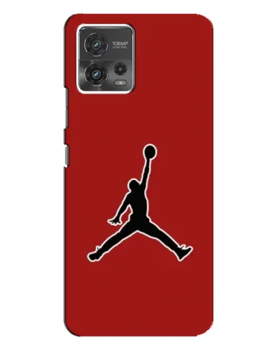 Чехол для Motorola MOTO G72 с картинкой «Jordan Red Back» Чехол для Motorola MOTO G72 с картинкой «Jordan Red Back»