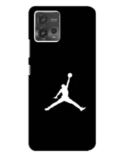 Чехол для Motorola MOTO G72 с картинкой «Jordan Silhouette»