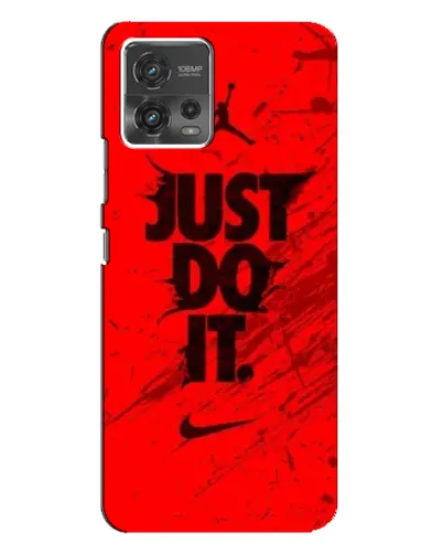Чехол для Motorola MOTO G72 с картинкой «Nike Just Do It» Чехол для Motorola MOTO G72 с картинкой «Nike Just Do It»