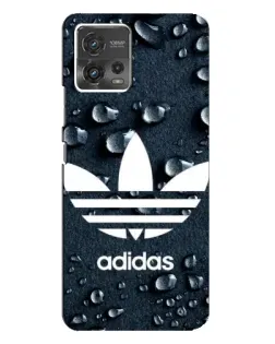 Чехол для Motorola MOTO G72 с картинкой «Adidas Trefoil Blue»