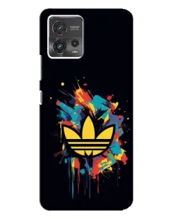 Чехол для Motorola MOTO G72 с картинкой «Adidas Splash»