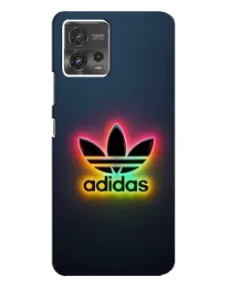 Чехол для Motorola MOTO G72 с картинкой «Неоновый Adidas»