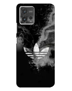 Чехол для Motorola MOTO G72 с картинкой «Абстрактный дым Adidas»