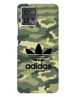 Чехол для Motorola MOTO G72 с картинкой «Милитари стиль Adidas»