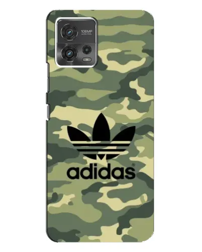 Чехол для Motorola MOTO G72 с картинкой «Милитари стиль Adidas» Чехол для Motorola MOTO G72 с картинкой «Милитари стиль Adidas»