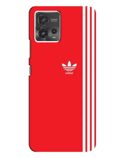 Чехол для Motorola MOTO G72 с картинкой «Красный минимализм Adidas» Чехол для Motorola MOTO G72 с картинкой «Красный минимализм Adidas»