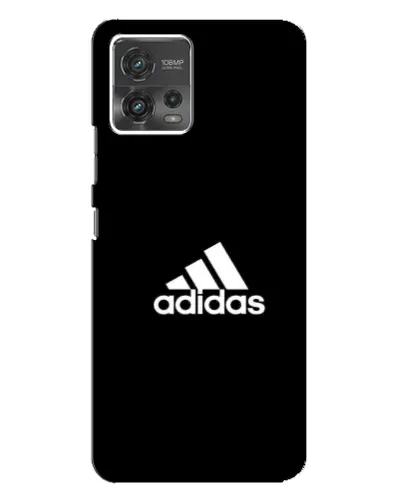Чехол для Motorola MOTO G72 с картинкой «Черная классика Adidas» Чехол для Motorola MOTO G72 с картинкой «Черная классика Adidas»