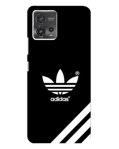 Чехол для Motorola MOTO G72 с картинкой «Adidas с диагональными полосами» Чехол для Motorola MOTO G72 с картинкой «Adidas с диагональными полосами»