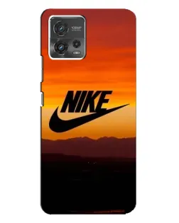 Чехол для Motorola MOTO G72 с картинкой «Nike — вечерний горизонт»