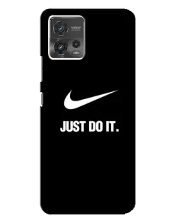 Чехол для Motorola MOTO G72 с картинкой «Классический принт Nike»