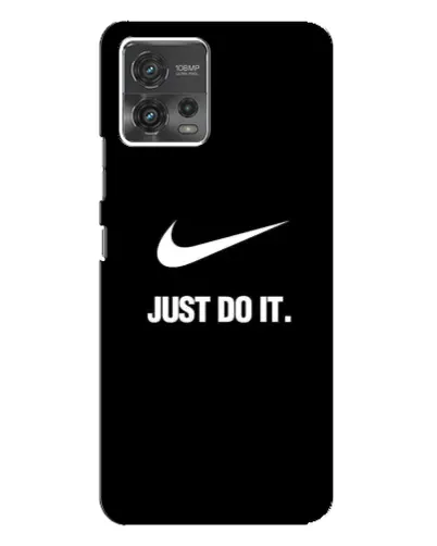 Чехол для Motorola MOTO G72 с картинкой «Классический принт Nike»