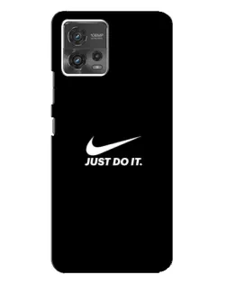 Чехол для Motorola MOTO G72 с картинкой «Минимализм от Nike»