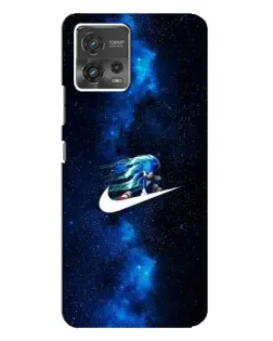 Чехол для Motorola MOTO G72 с картинкой «Звездный путь Nike»