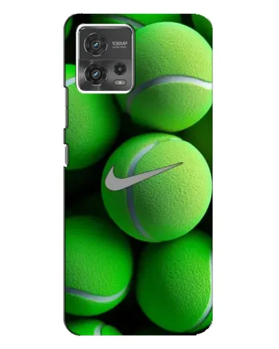 Чехол для Motorola MOTO G72 с картинкой «Теннисные мячи Найк»