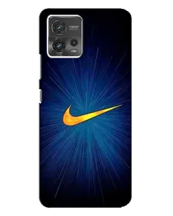 Чохол для Motorola MOTO G72 з картинкою «Синій пульс Nike»